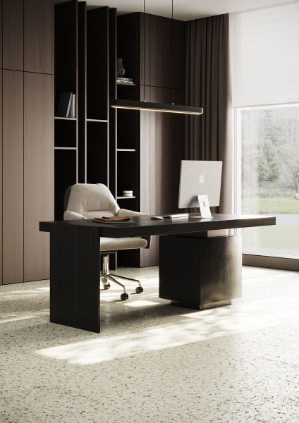 Кварцвиниловая плитка Fargo Stone LVT 101-3 Терраццо Бежевый